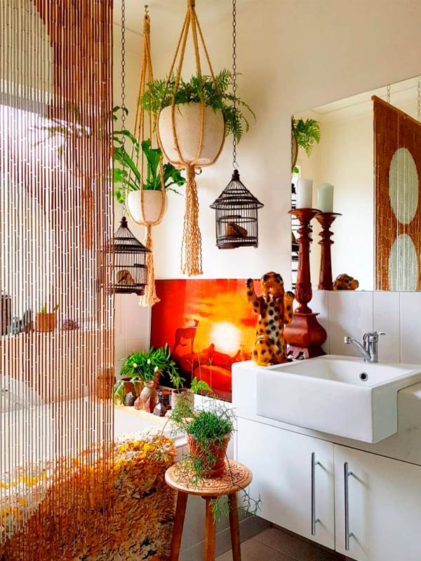 Decoración del hogar boho chic