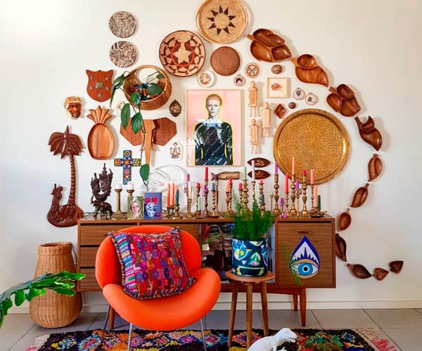 Decoración del hogar boho chic