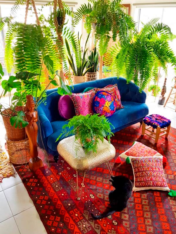 Decoración del hogar boho chic