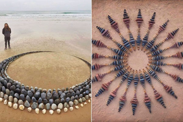 Un artista de la tierra escocés esculpe el mundo