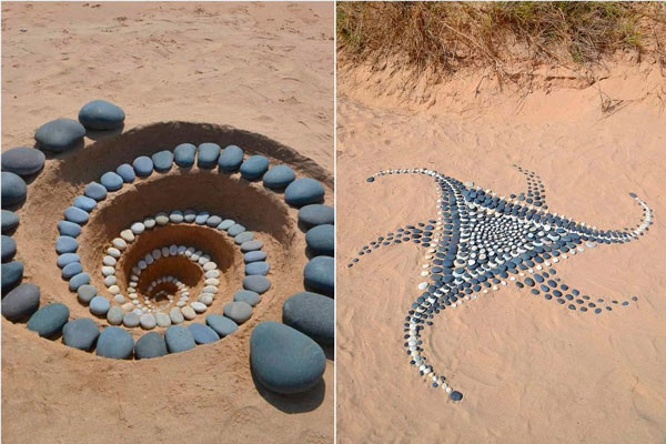 Un artista de la tierra escocés esculpe el mundo