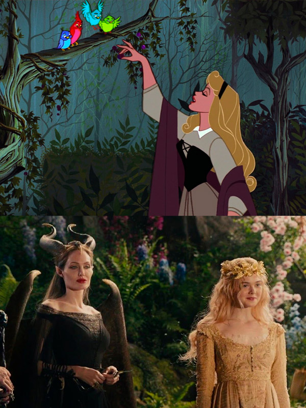 princesas de Disney versus acción en vivo