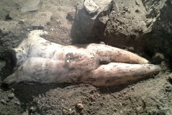 misteriosa estatua romana