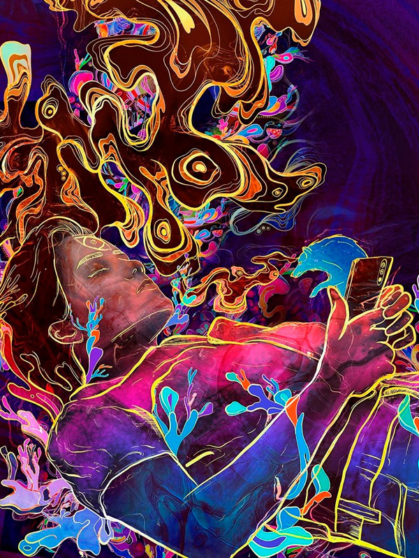 artistas locos y psicodélicos