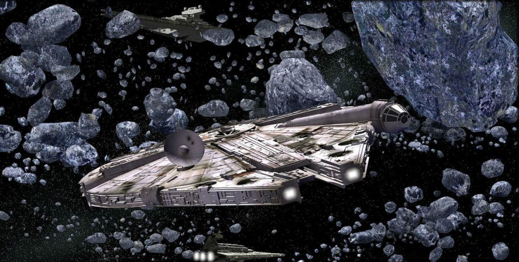 Cinturones de asteroides mortales | 8 mitos espaciales que creemos gracias a las películas | bayas de cerebro