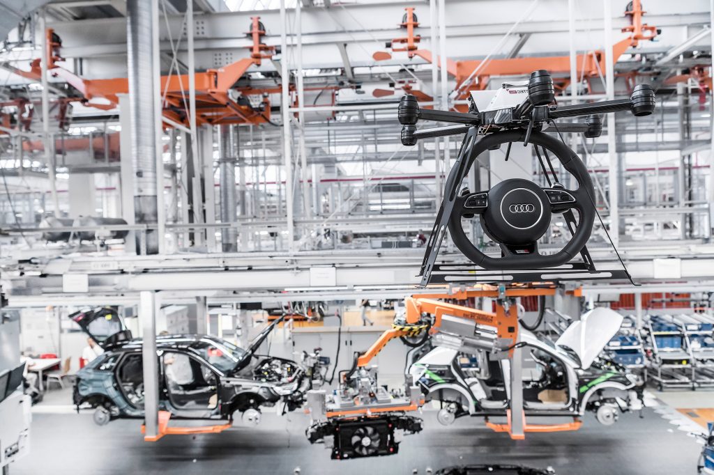 Drones asistentes de Audi | 8 formas sorprendentes en que se podrían utilizar los drones en el futuro | bayas de cerebro