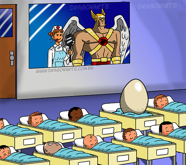 Pájaro |: ¿Y si los superhéroes de Marvel y DC tuvieran hijos? bayas de cerebro