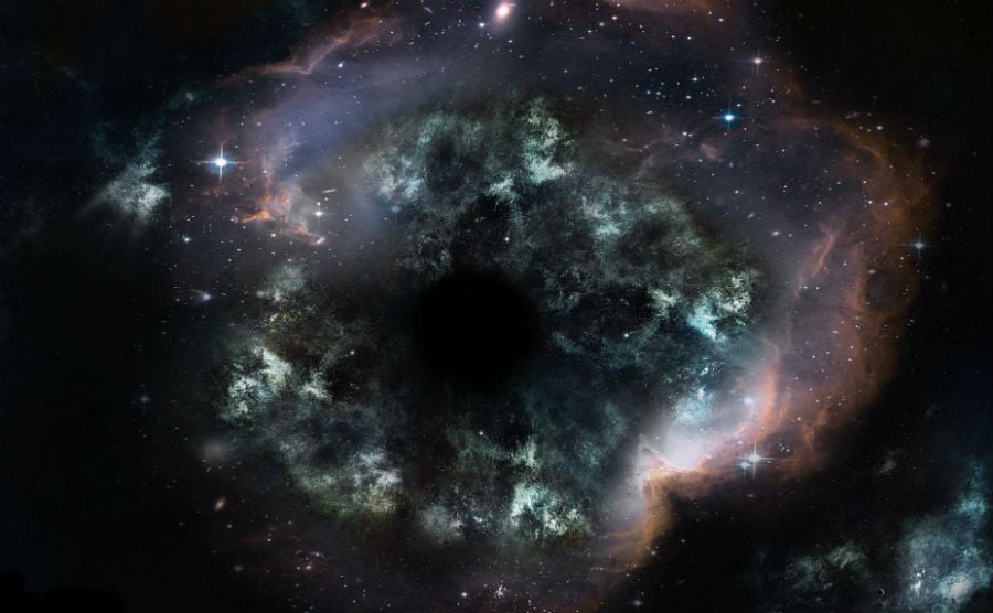 ¿Cómo se ve un agujero negro? bayas de cerebro