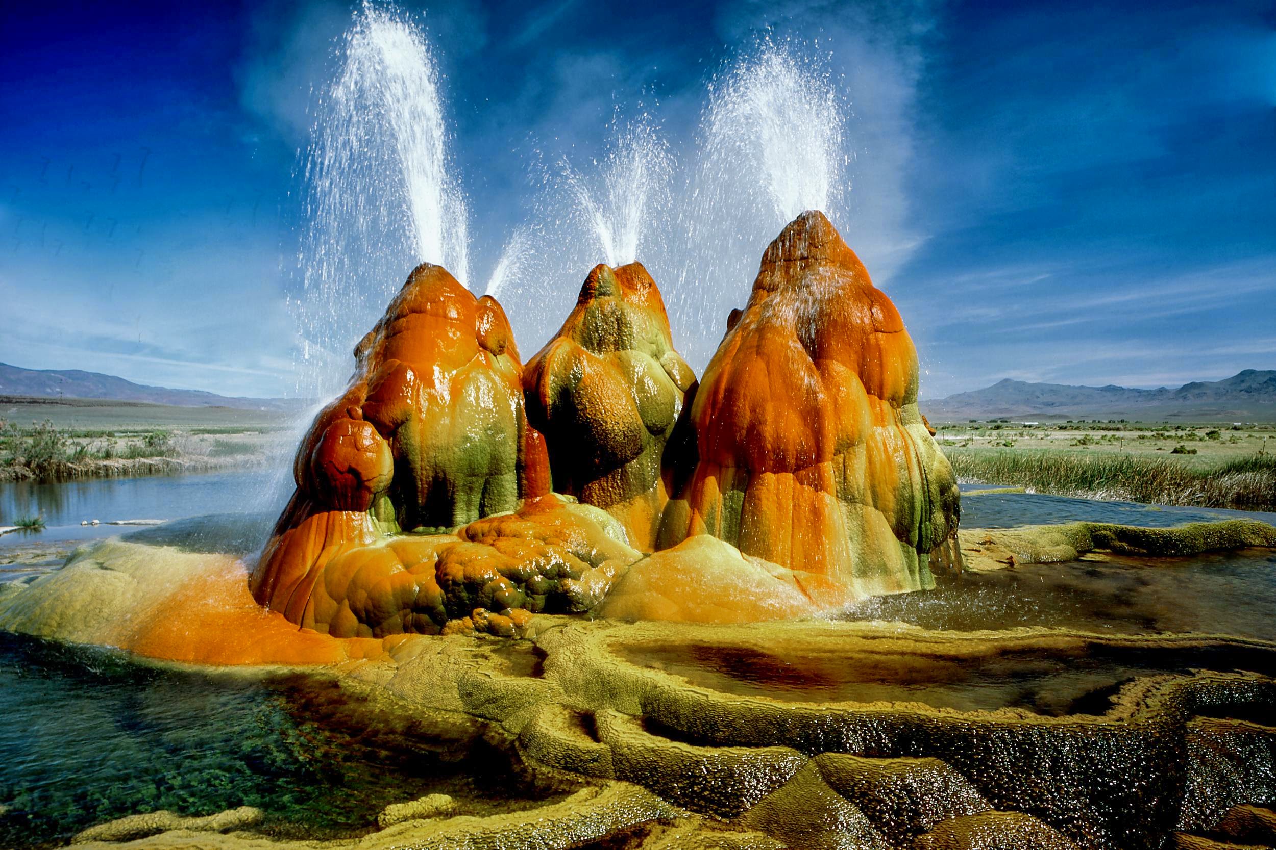 Geyser de 6 moscas, EE. UU.
