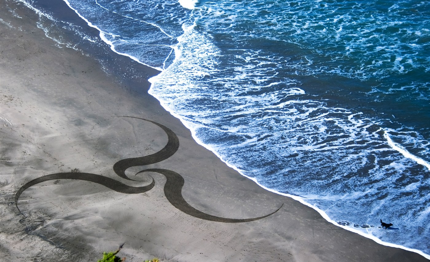 Beach impactantes de arte de arte, Andrés Amador 11
