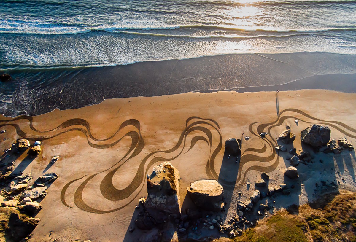 Beach impactantes de arte de arte, Andrés Amador 13