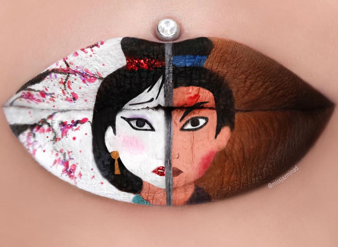 Maquillaje-artist-uses-its-lips-a-canvas-por miniatura-mannature-masterpieces-01
