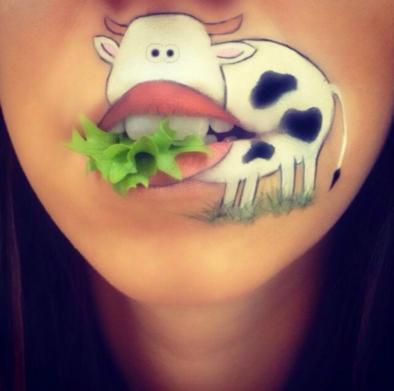 Increíble caricatura Lip-Art de Laura Jenkinson 25