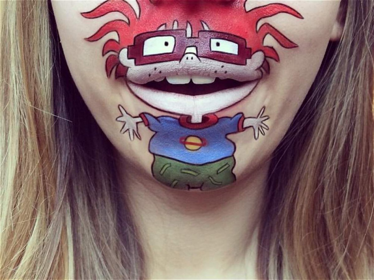 Increíble caricatura Lip-Art de Laura Jenkinson 9