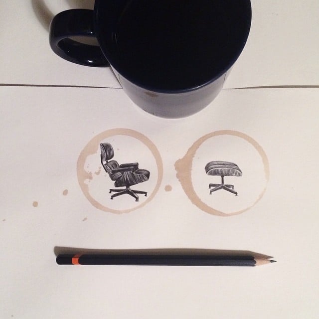 Increíbles fotos de manchas de café de Carter Asmann 7