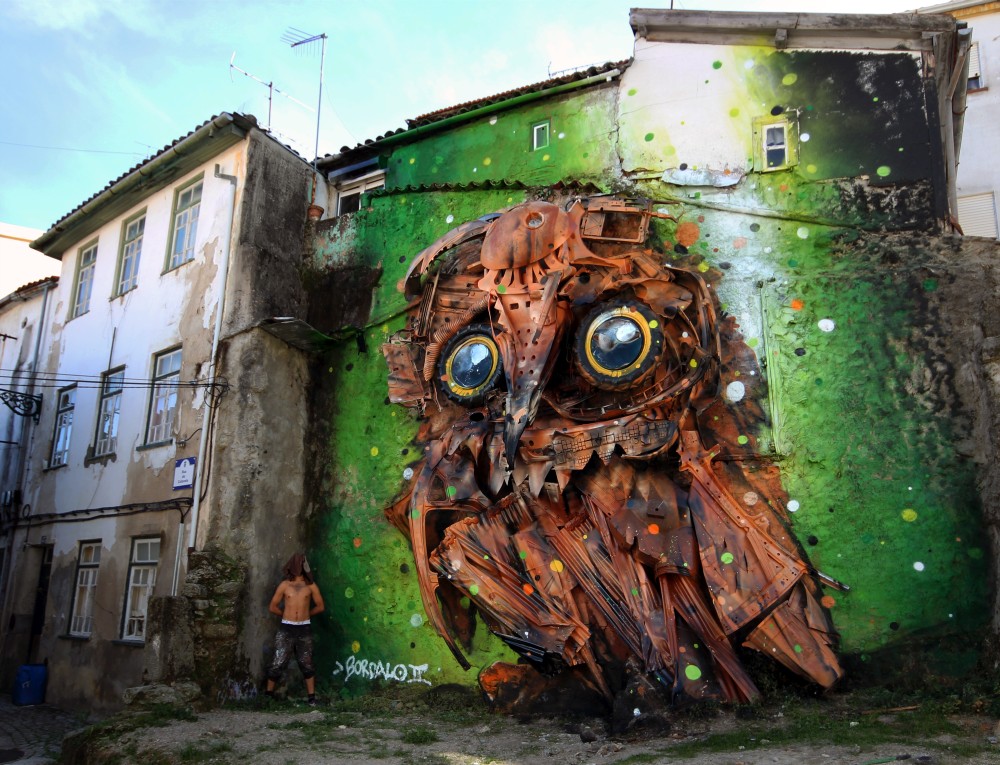 La basura tiene una segunda vida como el lujo 3d Animal Street Art 10