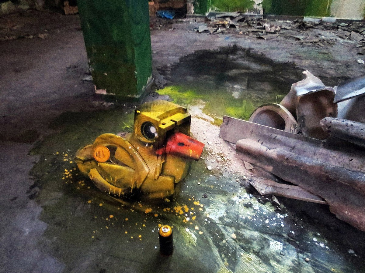 La basura tiene una segunda vida como el lujoso arte de la calle 3d en la calle 13
