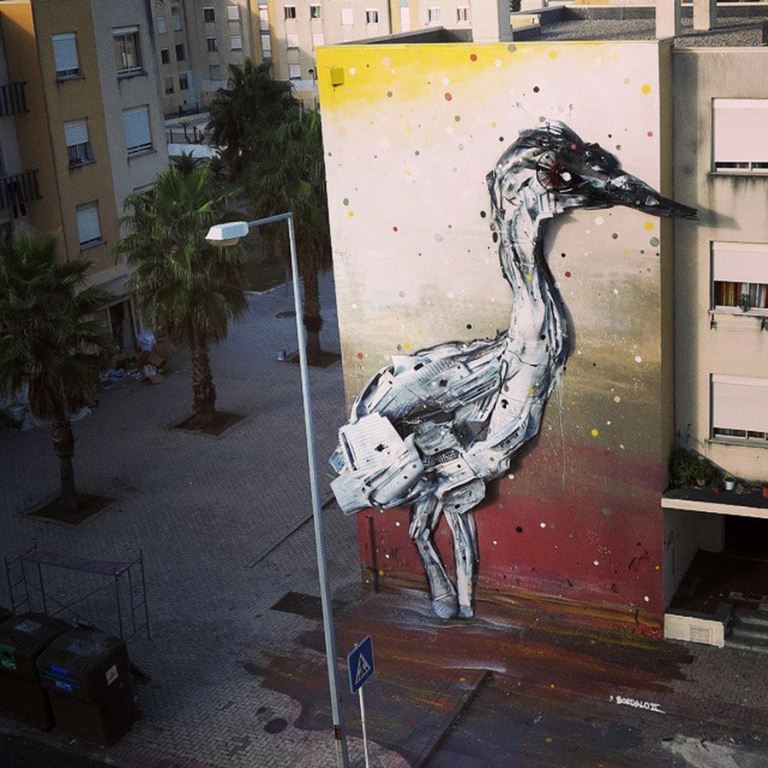 La basura tiene una segunda vida como el lujo 3d Animal Street Art 18