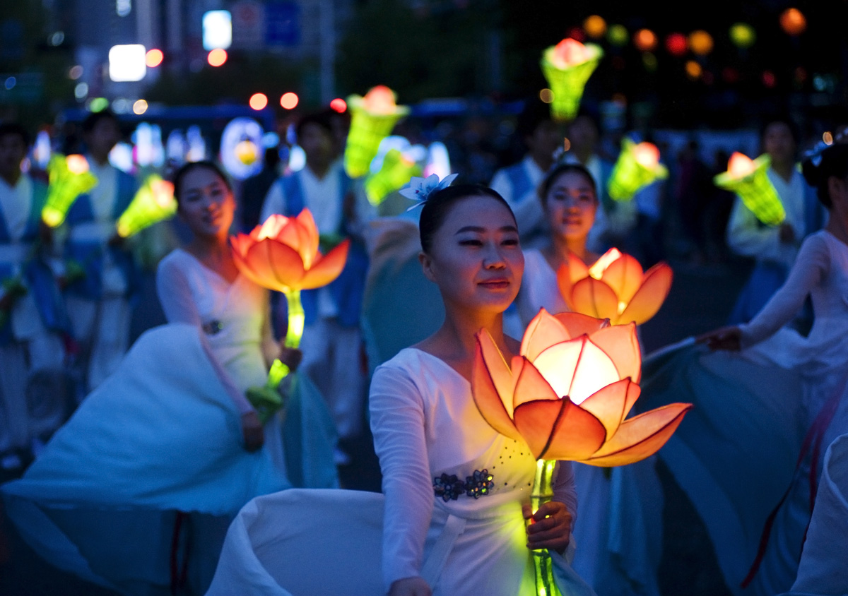 Festival Lotus Lantern en Seúl, Corea