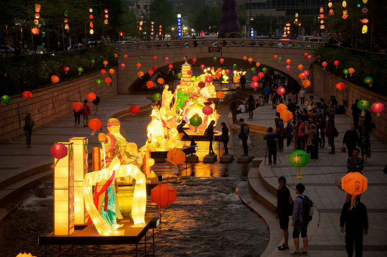 Festival Lotus Lantern en Seúl, Corea