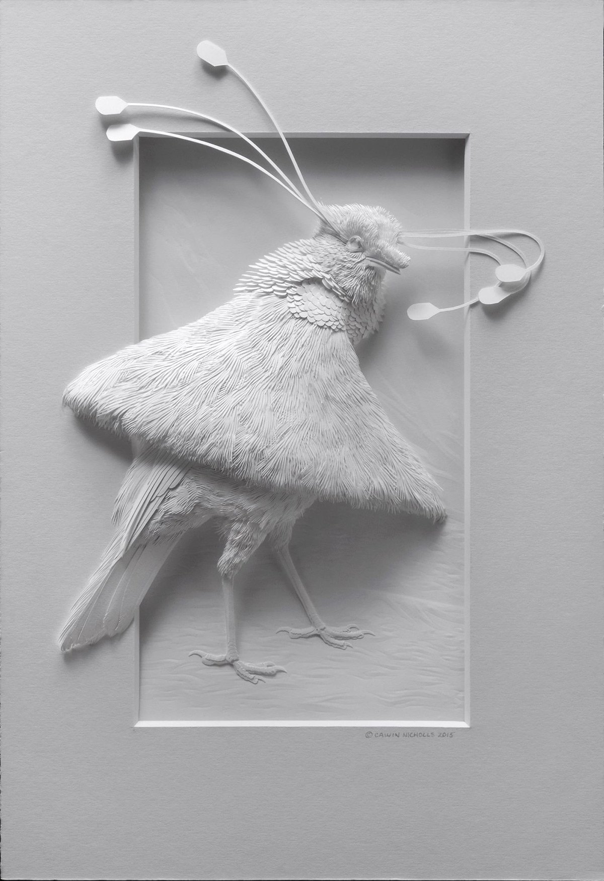 Calvin Nicholls 4 ESCULTURAS DE SUPER PAPEL ANIMALES 4
