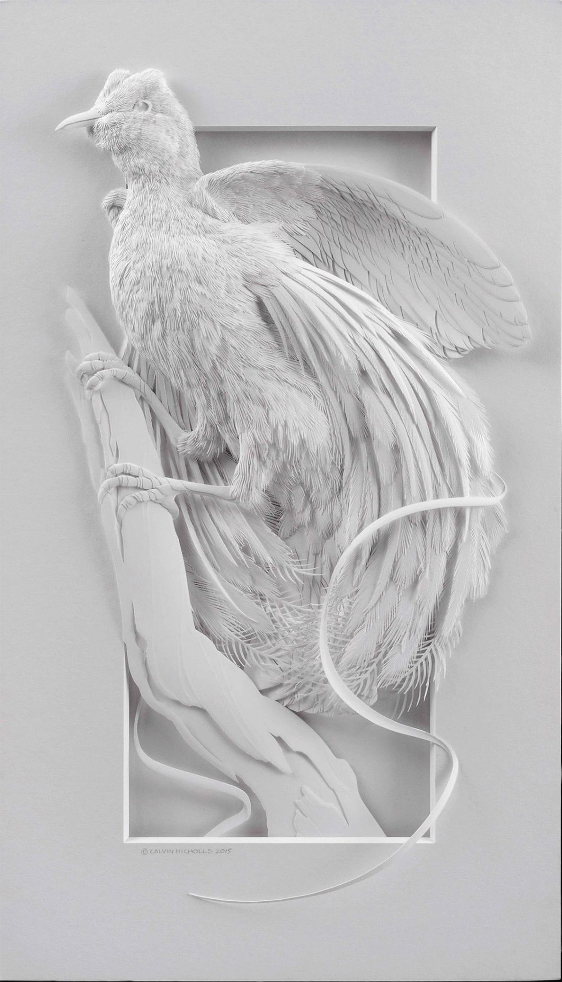 ESCULTURAS DE SUPER PAPEL de animales de Calvin Nicholls 5