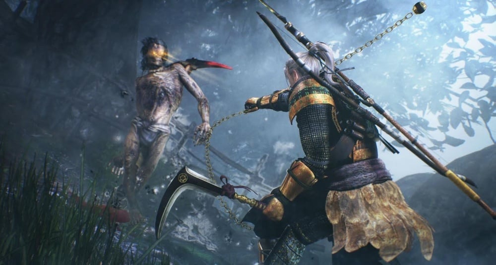 7 armas de 7 mandos- Kusarigama2