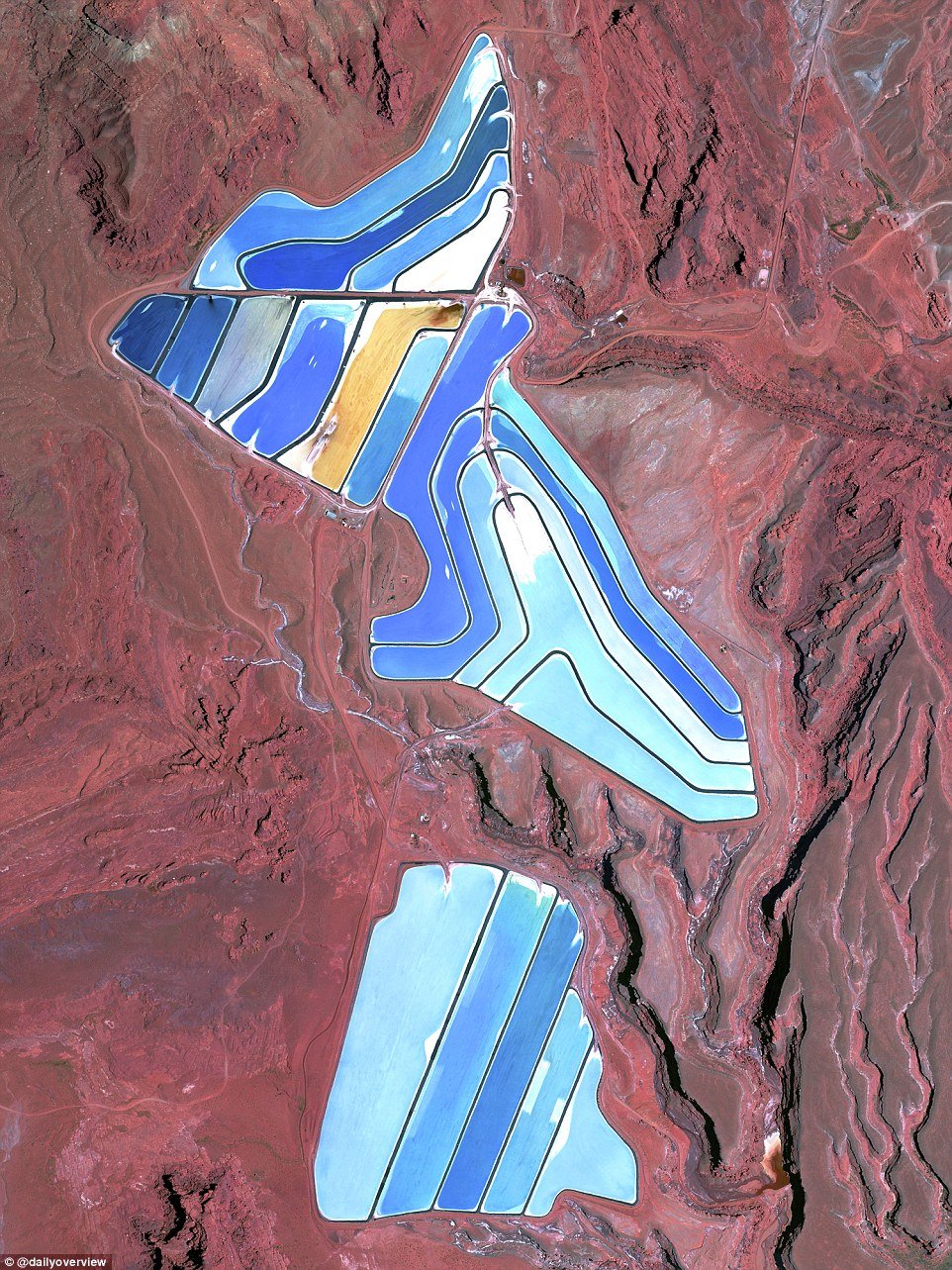7. Moab Potash Ponds, Utah, EE. UU.