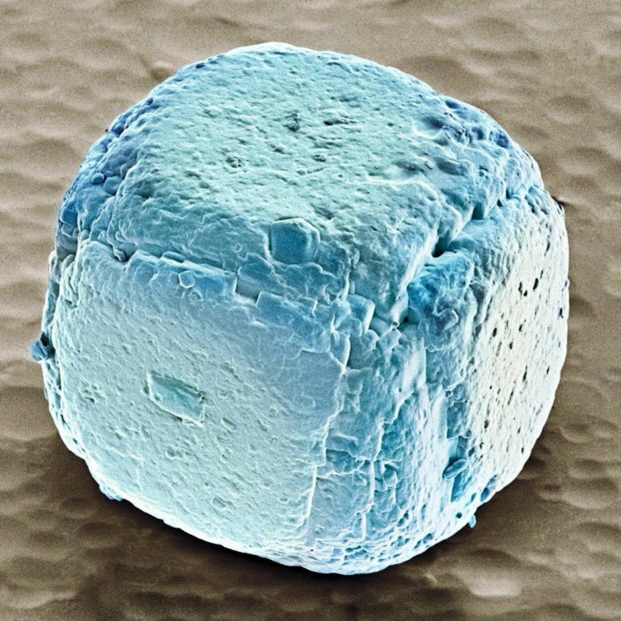 Molienda de un microscopio