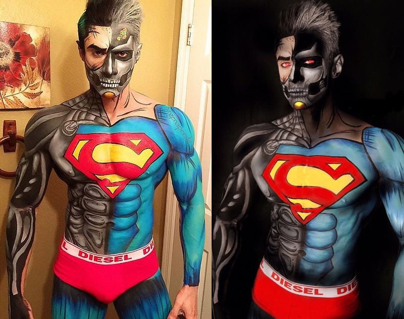 Y una de sus obras más impresionantes, Cyborg Superman.