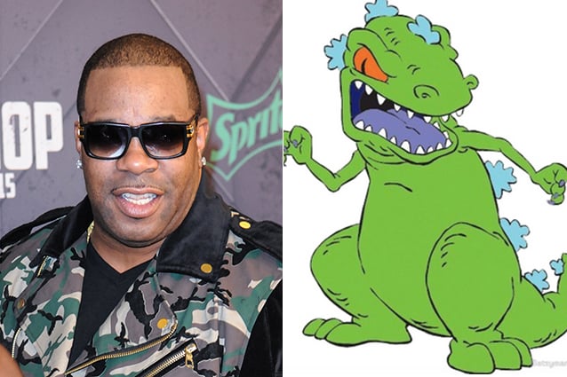 Busta Rhymes - REPTAR EN RUGRATS Película | 21 personas famosas que expresaron tus personajes de dibujos animados favoritos | Bayas cerebrales