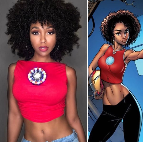 Riri Williams, también conocido como Ironheart | 15 impresionante Trovestiestiesiesei Compact Trovestiesei | Bayas cerebrales