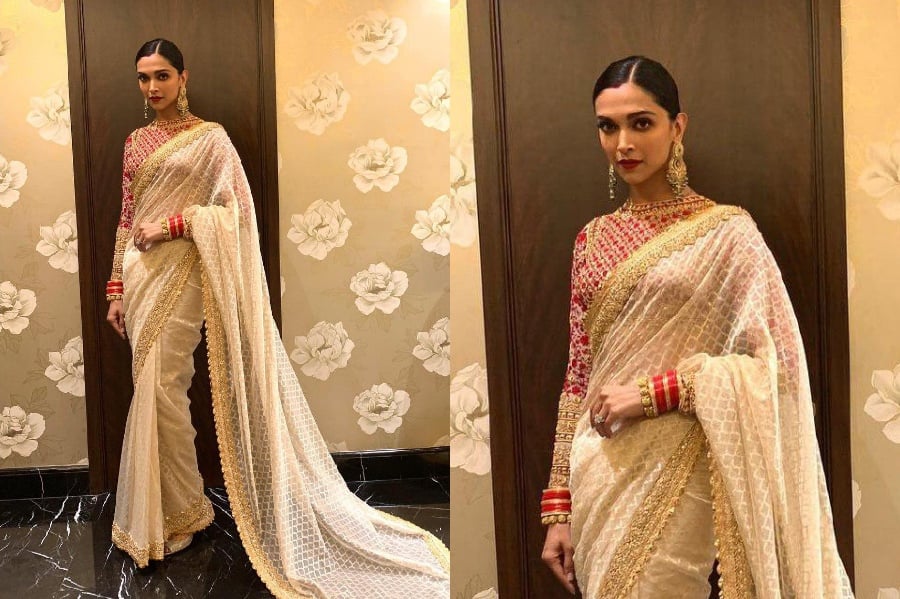    Abu Jani Sandeep Khosla sari | El aspecto más memorable de Deepika Padukone | Bayas cerebrales