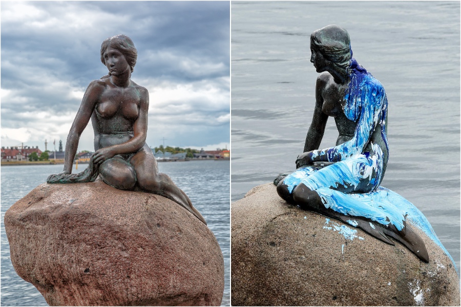 Little Mermaid, Copenhague, Dinamarca | Hemos perdido atracciones históricas en los últimos 5 años | Cerebro 