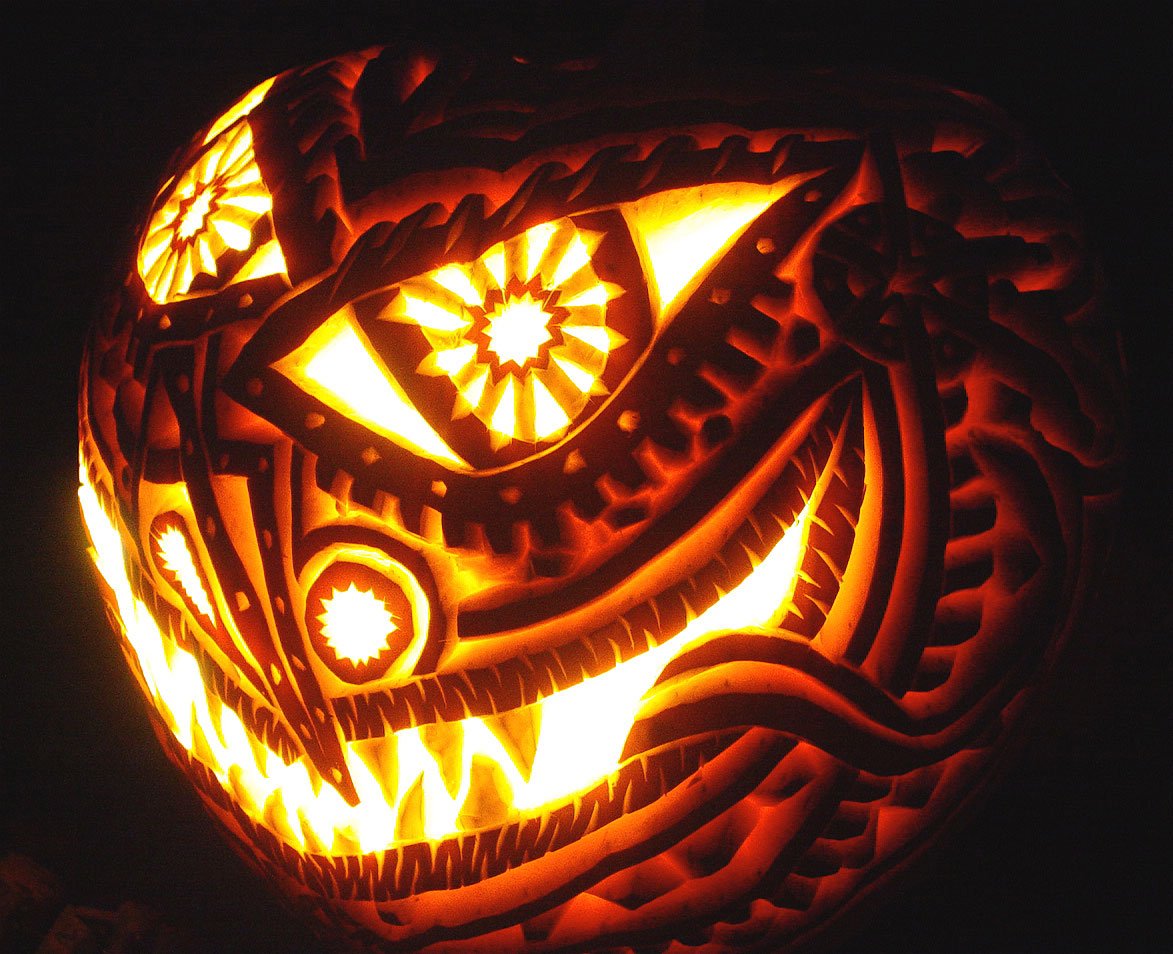 Tallas de calabaza de Halloween 12