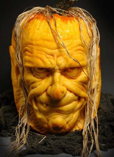 Tallas de calabaza de Halloween alucinantes 21: