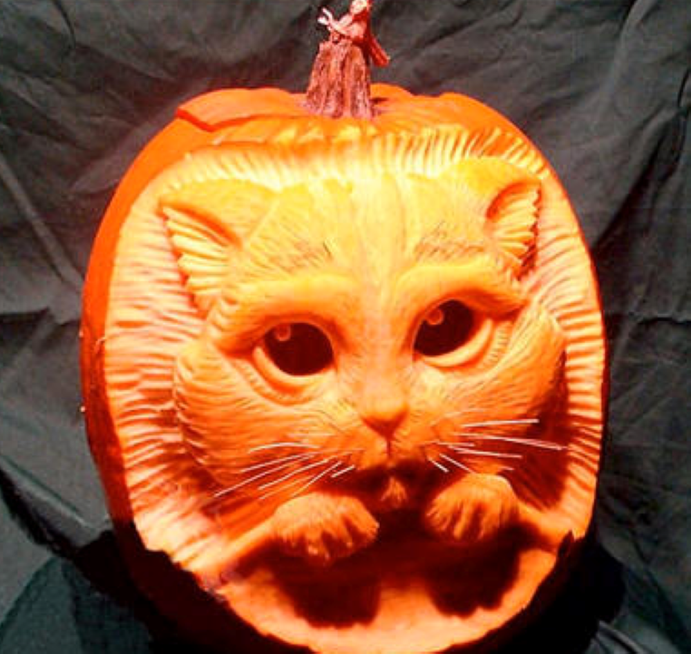 Pensando en las esculturas de calabaza de Halloween 30
