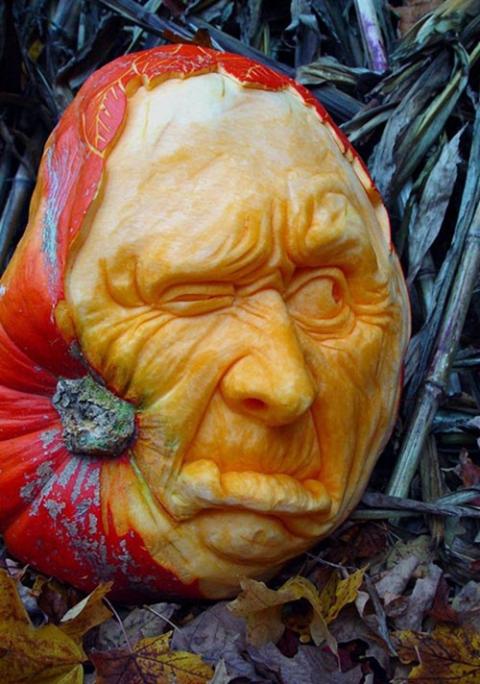 Tallas de calabaza de Halloween alucinantes 9: