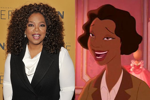 Oprah Winfrey - Eudora Princess and Frog | 21 personas famosas que expresaron tus personajes de dibujos animados favoritos | Bayas cerebrales