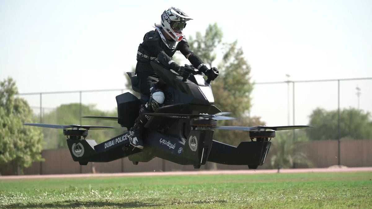 Hoverbike | 7 Vehículos policiales extraños mundiales | Bayas cerebrales