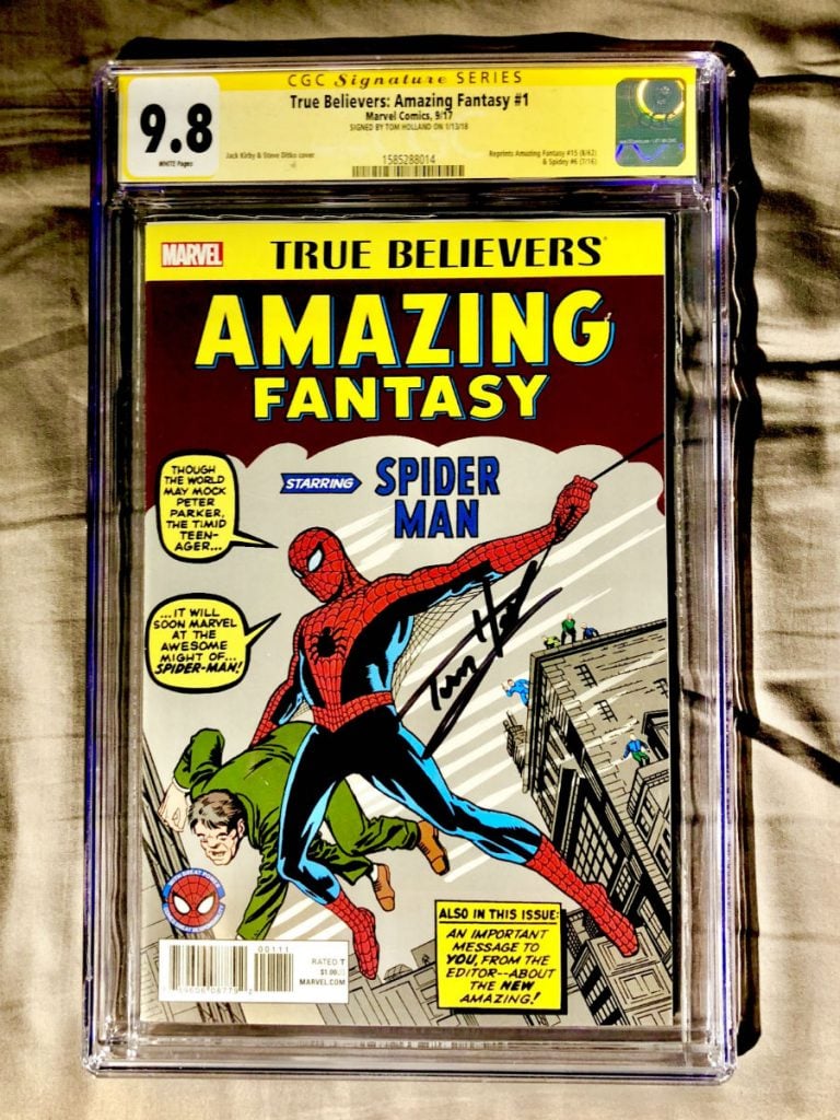 Spider-Man Comic (Amazing Fantasy # 15), $ 1.1 millones | Los artículos más recientes y más valiosos del mundo son los mejores 9 | Bayas cerebrales