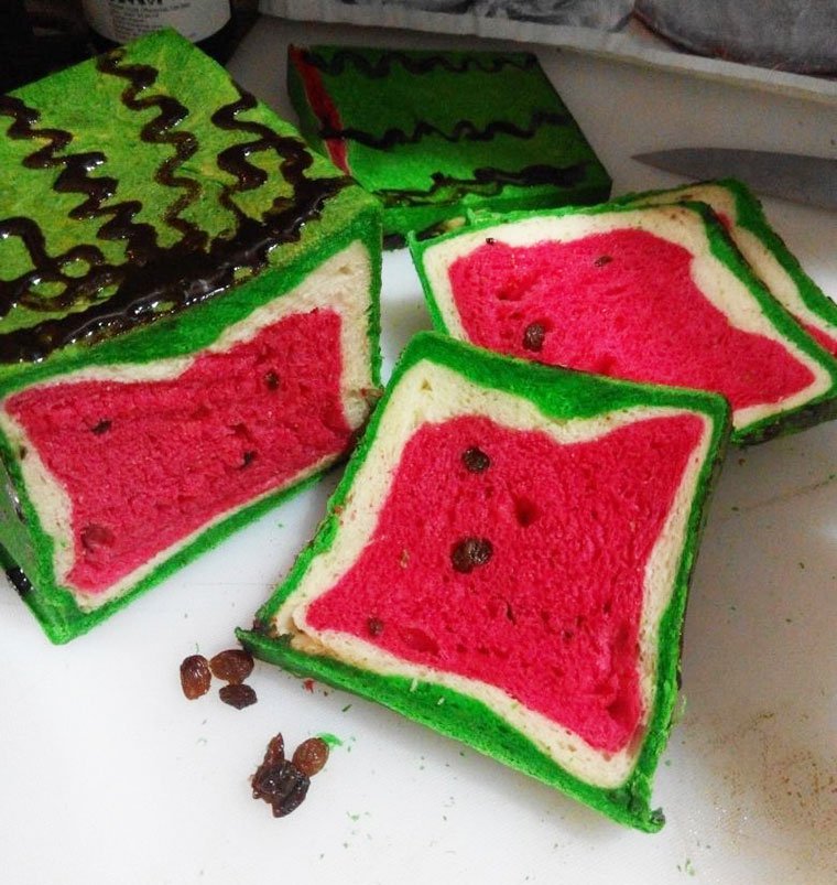 El pan de sandía de Taiwán hará felices sus sentidos y confundirá sus modestios 14
