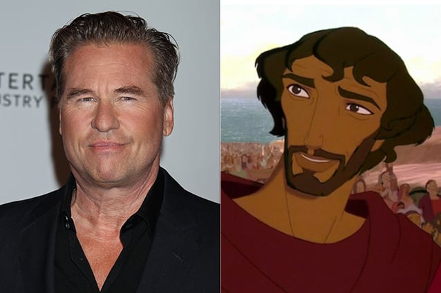 Val Kilmer - Movses Egipcio | 21 personas famosas que expresaron tus personajes de dibujos animados favoritos | Bayas cerebrales