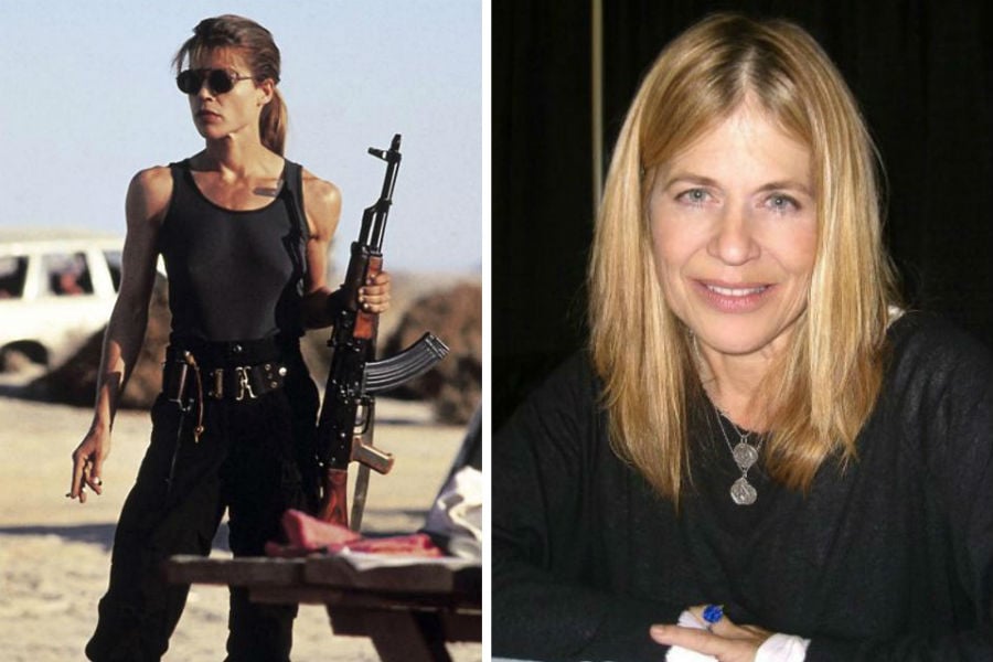 Linda Hamilton entonces | Bayas cerebrales