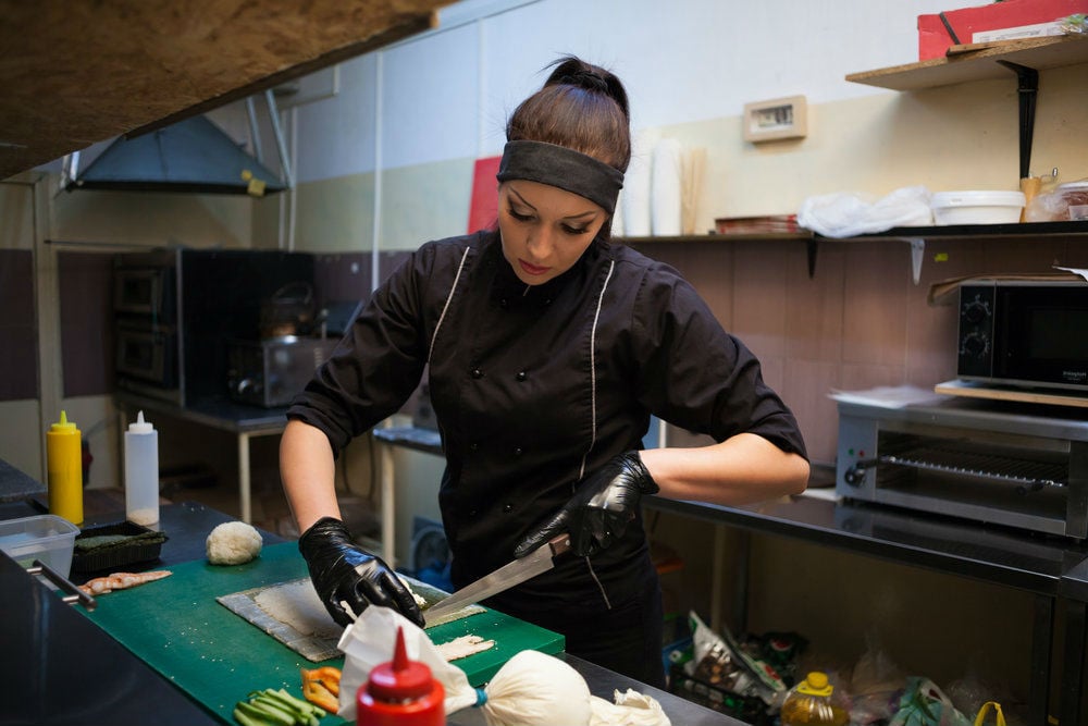 Mujer cocinera | Bayas cerebrales