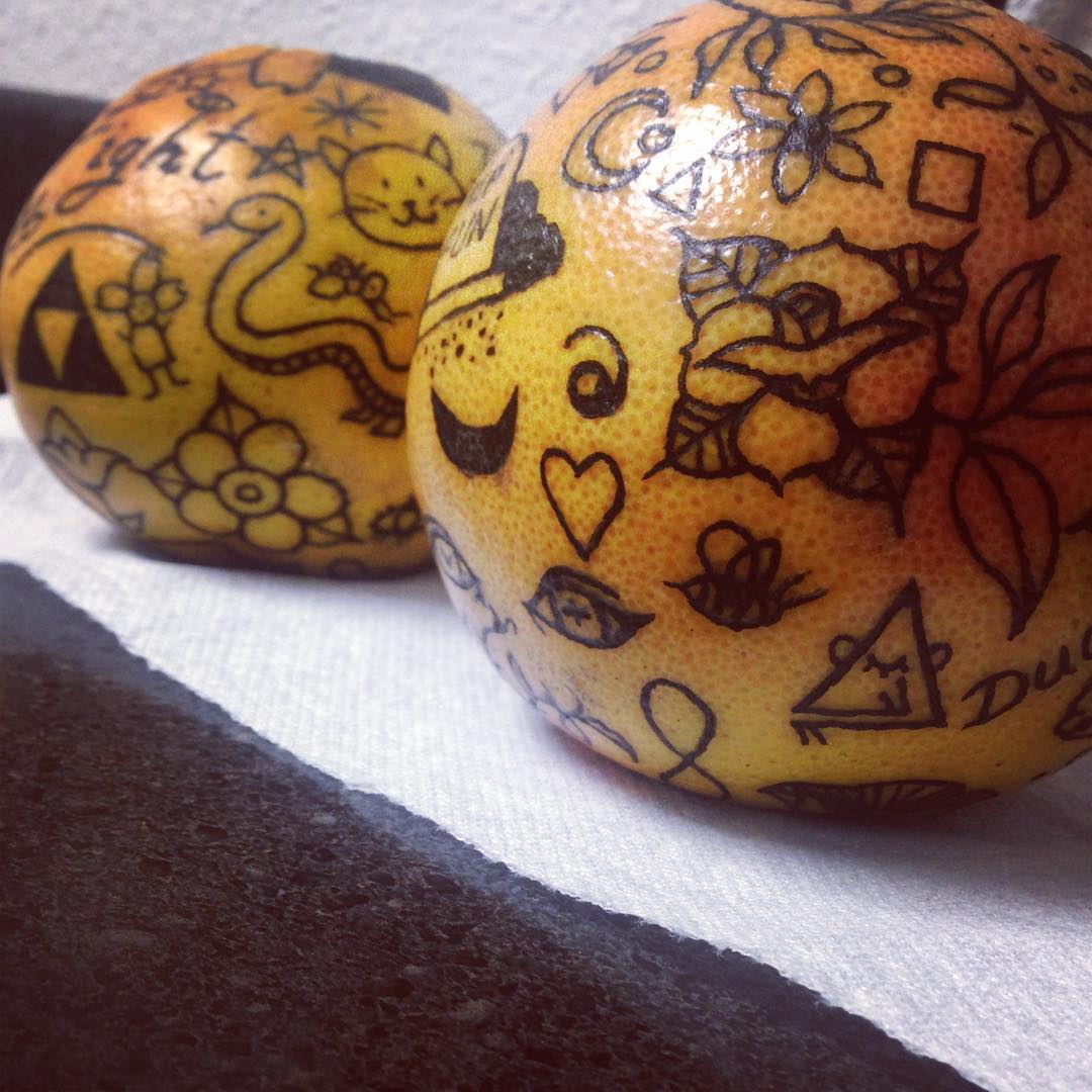 # 10 | Las naranjas de las naranjas una nueva tendencia del tatuaje. | Bayas cerebrales