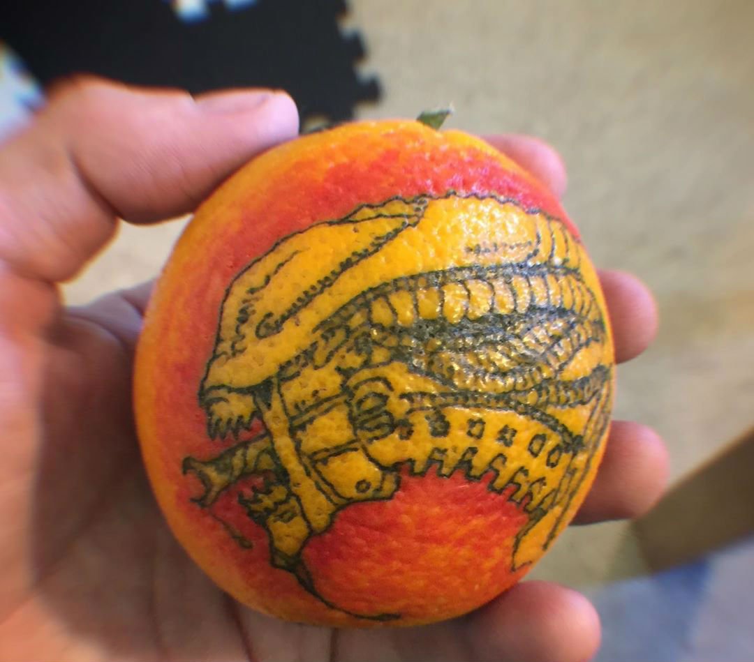 # 9 | Las naranjas de las naranjas una nueva tendencia del tatuaje. | Bayas cerebrales