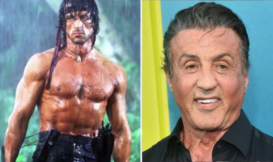 Sylvester Stallone entonces | Bayas cerebrales