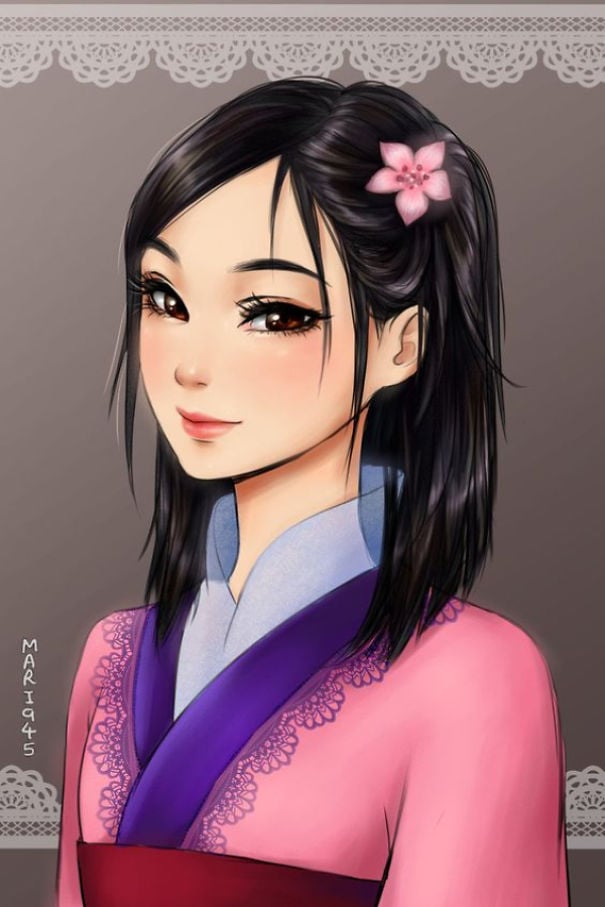 Esto-algunos personajes de Disney-Princess-Anime -11 -11
